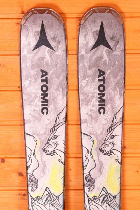 Narty dziecięce Atomic Bent 140 cm + Atomic 6, 82 mm pod butem !!!