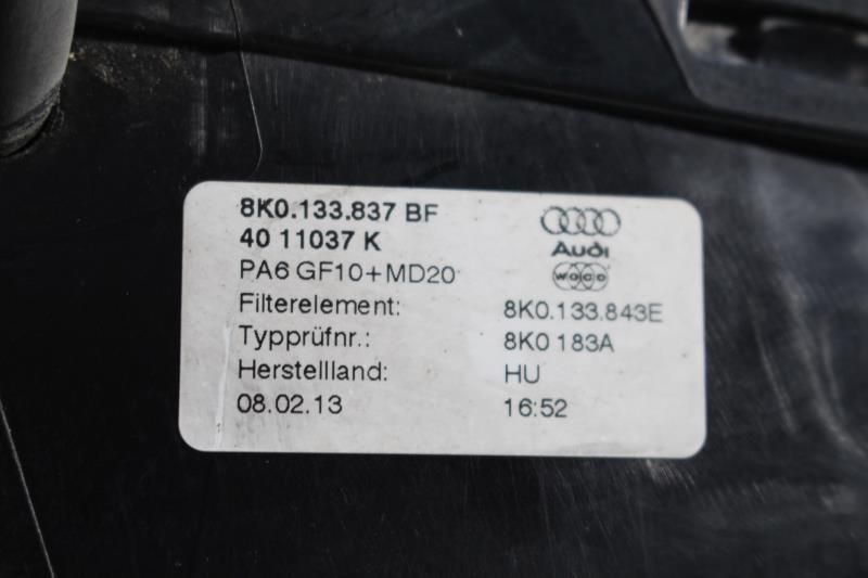 Caixa filtro ar AUDI A4 (8K2, B8)