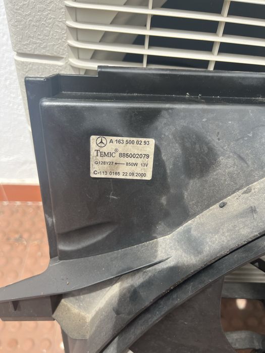 Motoventilador para Mercedes W163