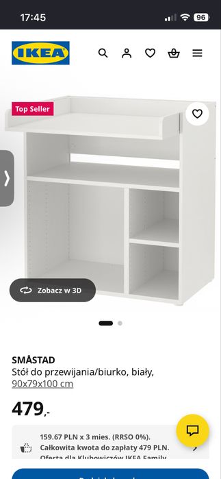 Przewijak SMÅSTAD Ikea