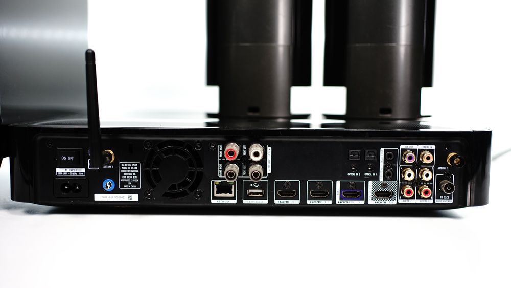 Kino 2.1 Harman kardon BDS280 AirPlay BT Wi-Fi HDMI ARC subwoofer USB