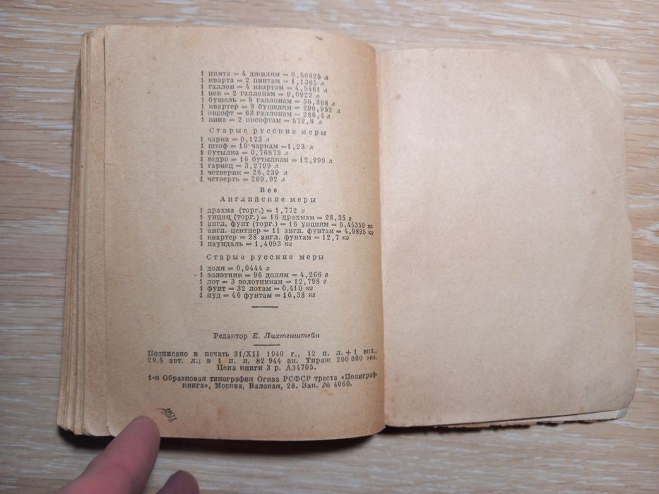 Календарь справочник 1941 год