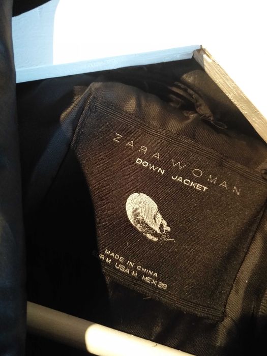 ZARA damska kurtka puchowa M/L