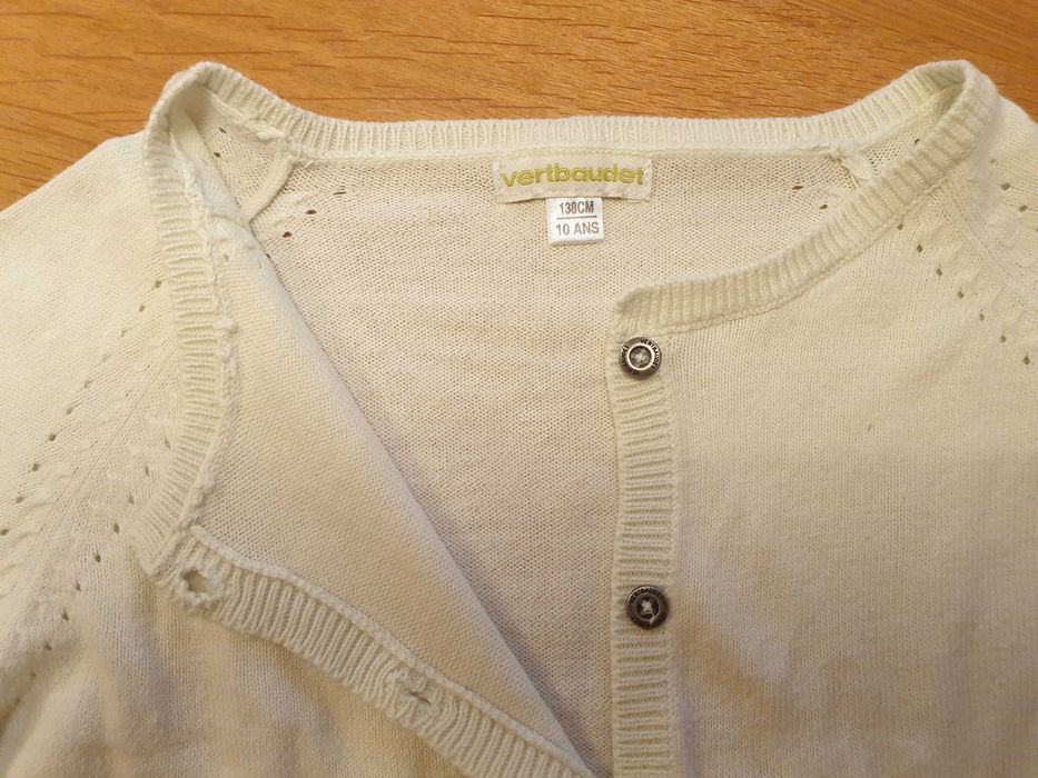 Bolero de verão verde claro da Verbaudet para 10 anos.