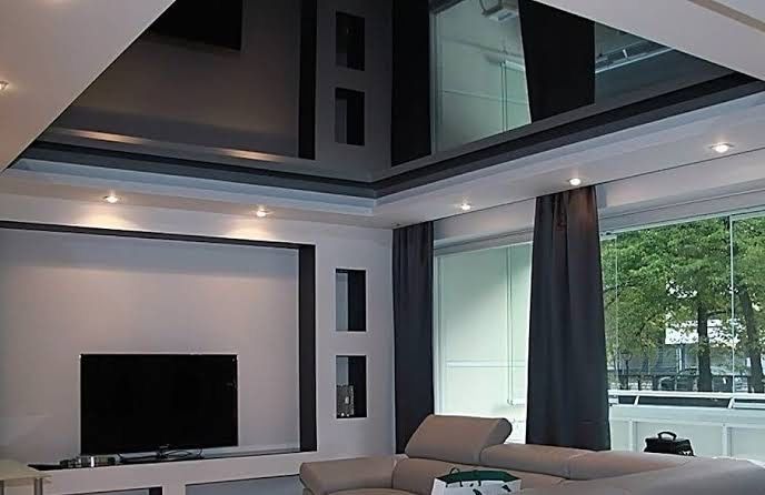 Натяжні стелі, ремонт, натяжные потолки