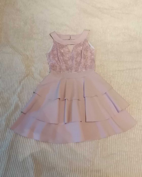 Sukienka 36 różowa mini wesele komunia