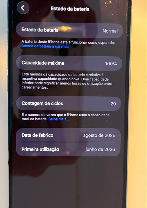 Iphone 17 air como novo