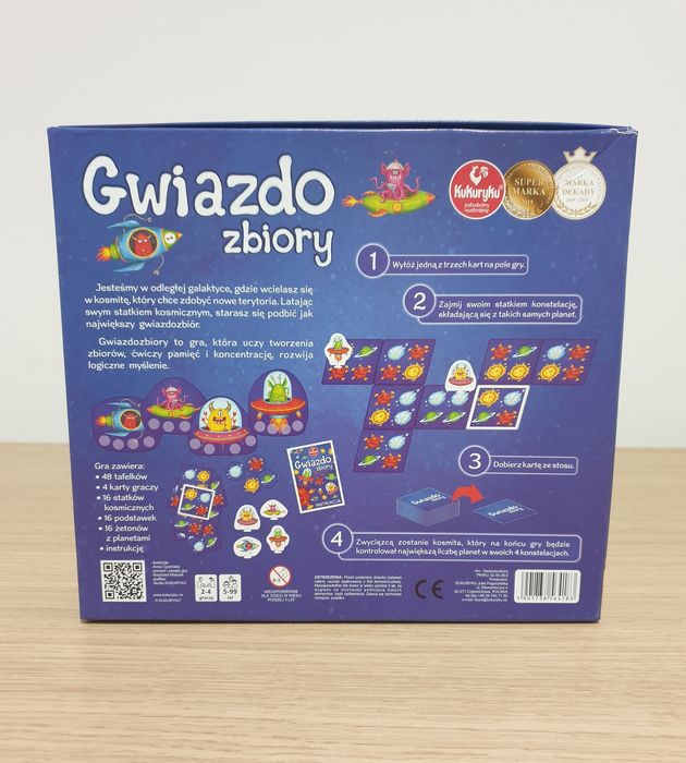 Gra planszowa GWIAZDOZBIORY Kukuryku 5+ Top gra