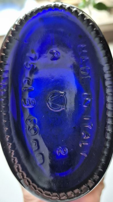 Butelka kobaltowa 23x14x7cm