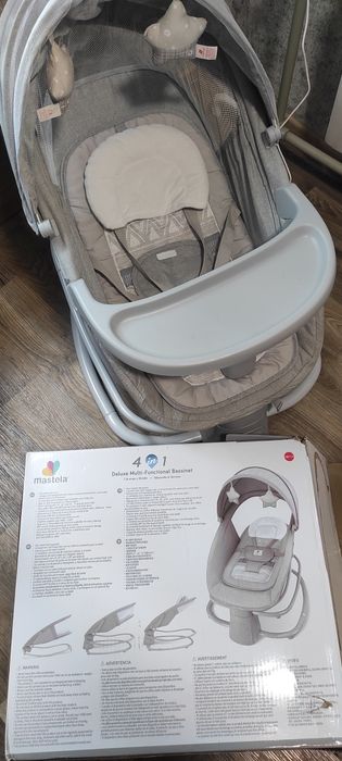 Закачуючий заколисуючий центр - шезлонг гойдалка Mastela 4 в 1 (8113)