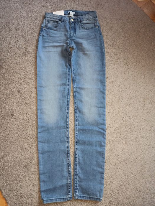 Nowe spodnie superstretch H&M rozm 34 XS