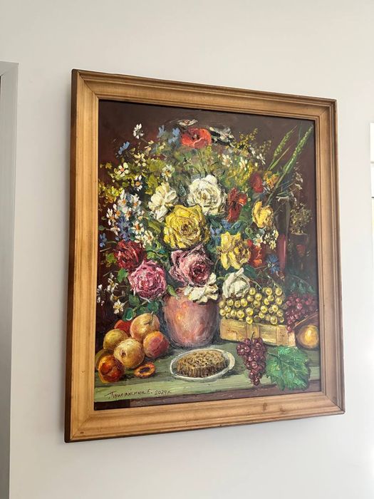 Картина для оформлення інтерʼєру, натюрморт, олія, полотно