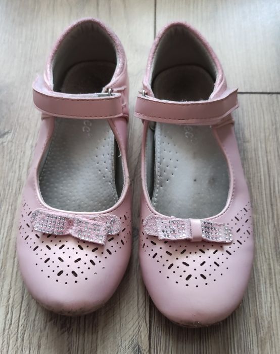 Buty balerinki baleriny różowe 29