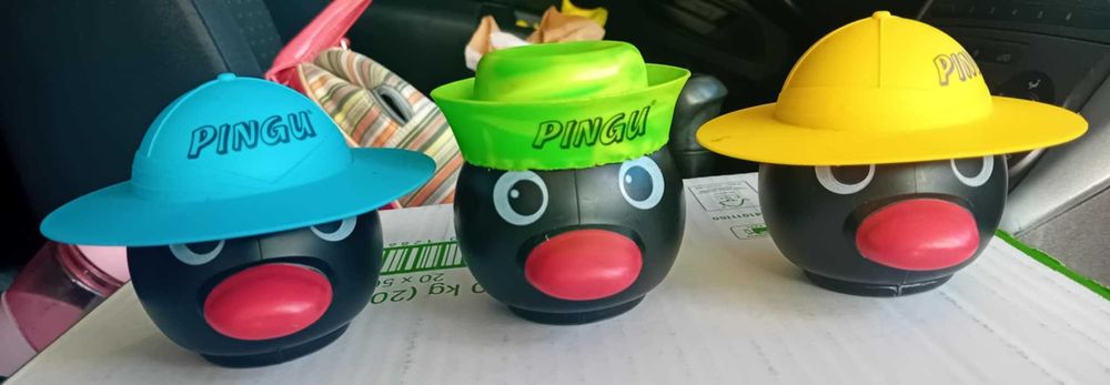 Pingus bonecos dos gelados