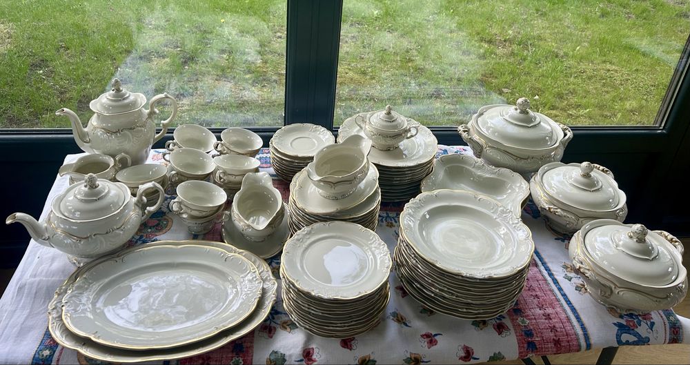 Serwis obiadowy porcelana KPM Friedrike lata 30 XXw.