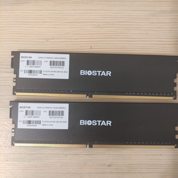 DDR4 biostar Storming V 16gb 3200MHz
