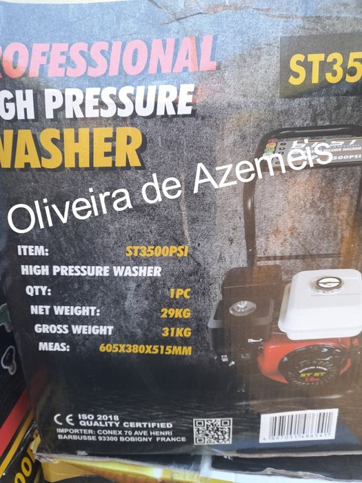 Máquina de lavar de alta pressão a gasolina 242 bar