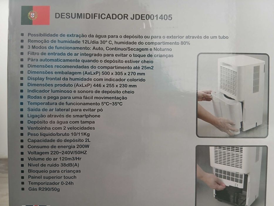 Vendo desumificador NOVO