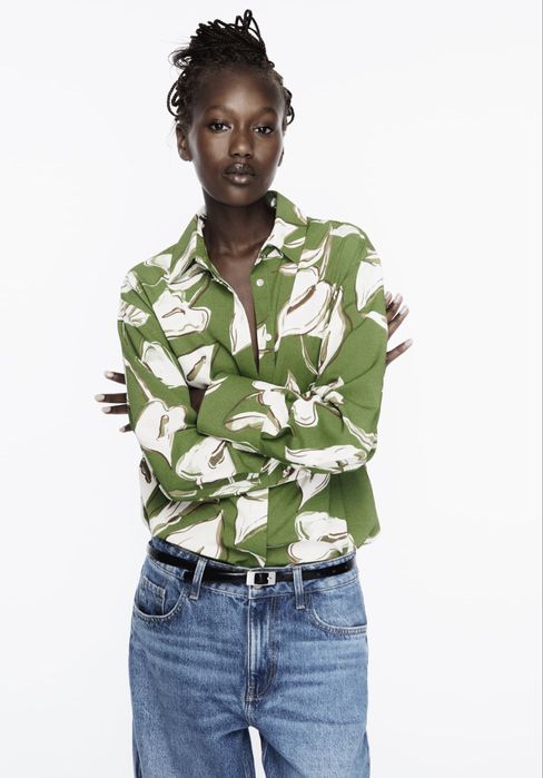 zara s Сорочка рубашка блуза