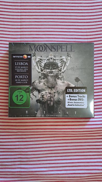 álbum EXTINCT - MOONSPELL 2015 edição limitada