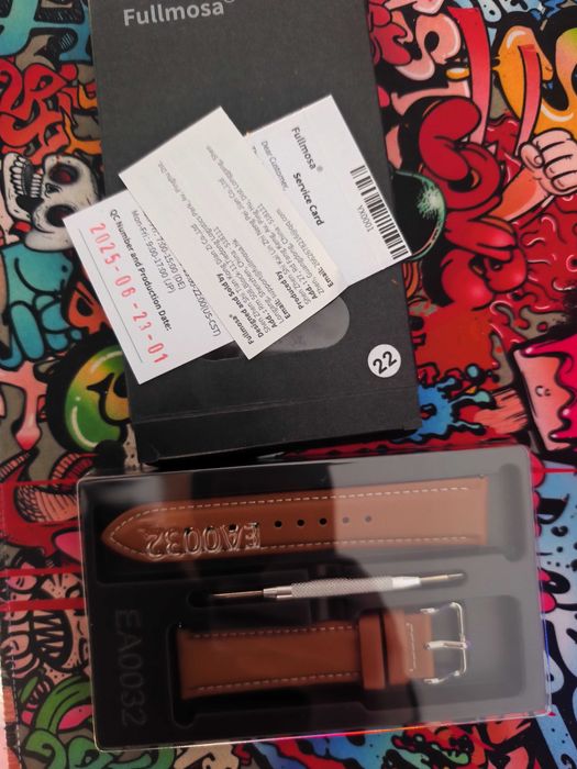 Bracelete SmartWatch/ Relógio em pele Fullmosa