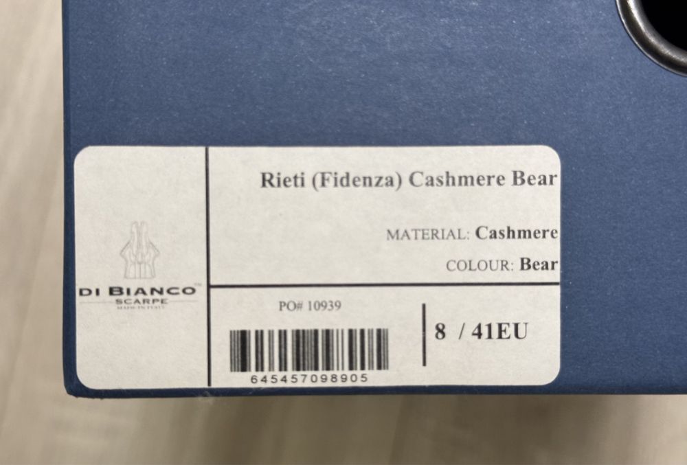 Чоловічі оксфорди Італійські Di Bianko