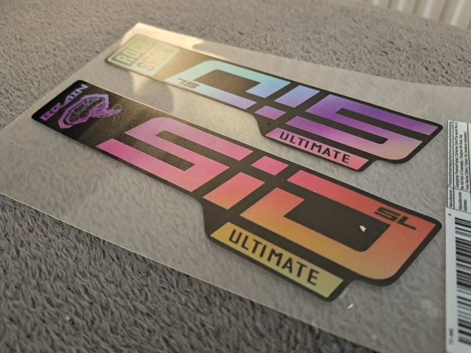 RockShox SID Naklejki do amortyzatora Kolorowe NOWE