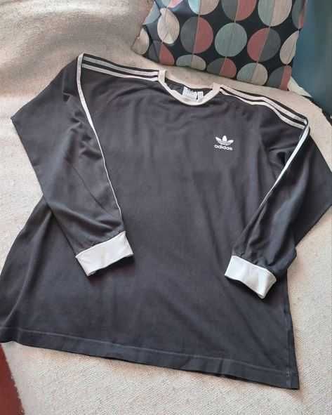 *** bluza longsleeve Adidas męski czarny rozmiar L ***
