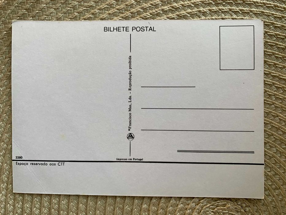 Postal antigo romântico