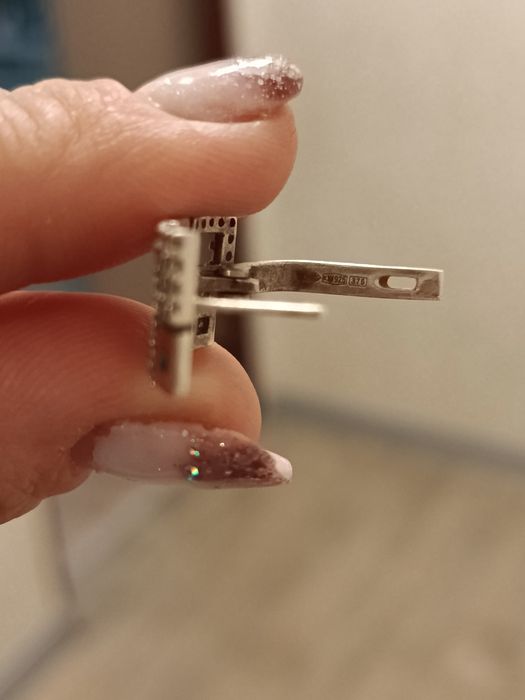 серебряные серьги 925 снапайкамиизолота