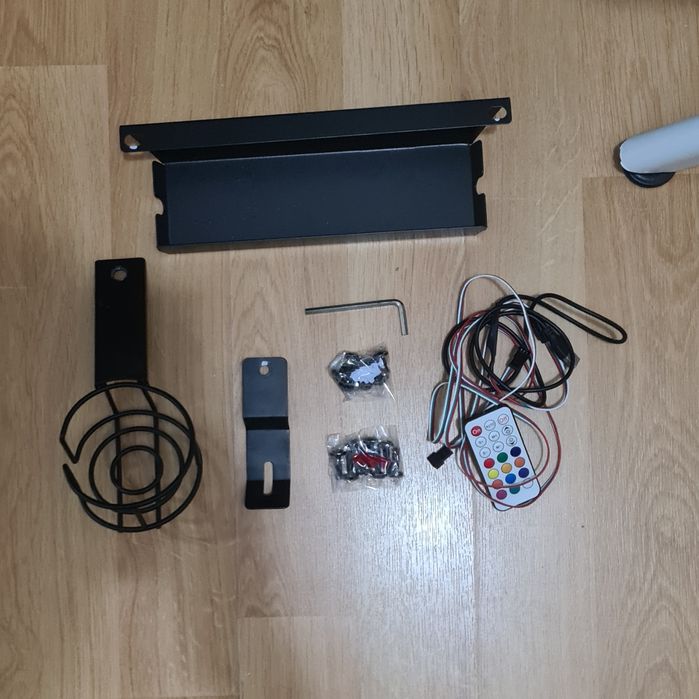 Mesa gamer com LED RGB