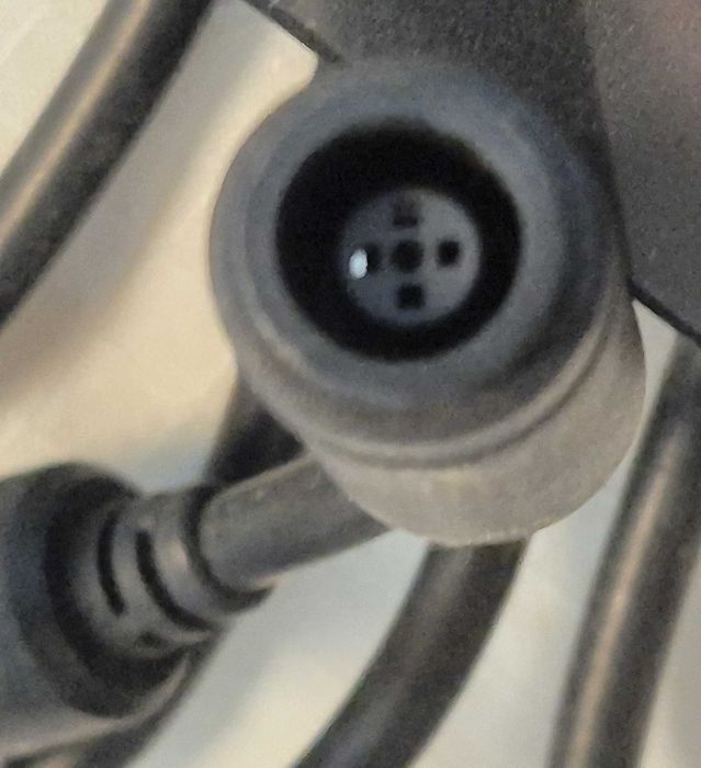 Cabo de extensão de alimentação Dell macho para fêmea 7,4mm com 150cm