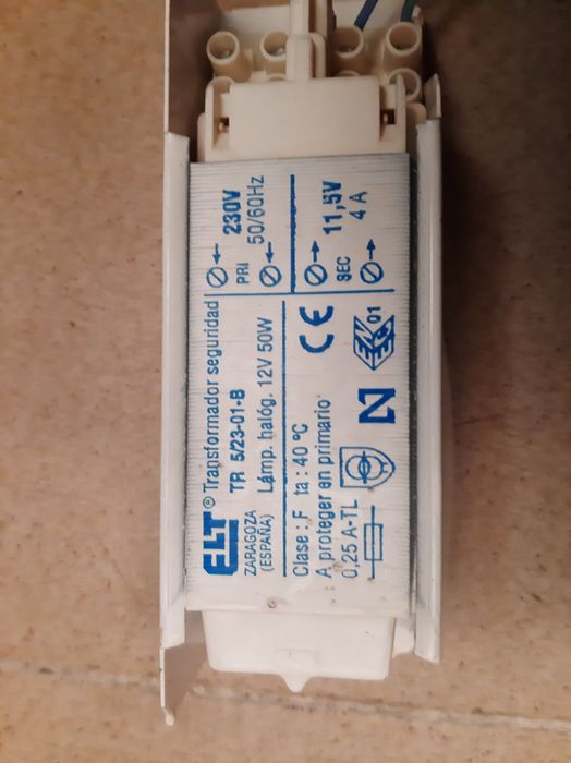 Balastros de iluminação 11,5 v - 4 A