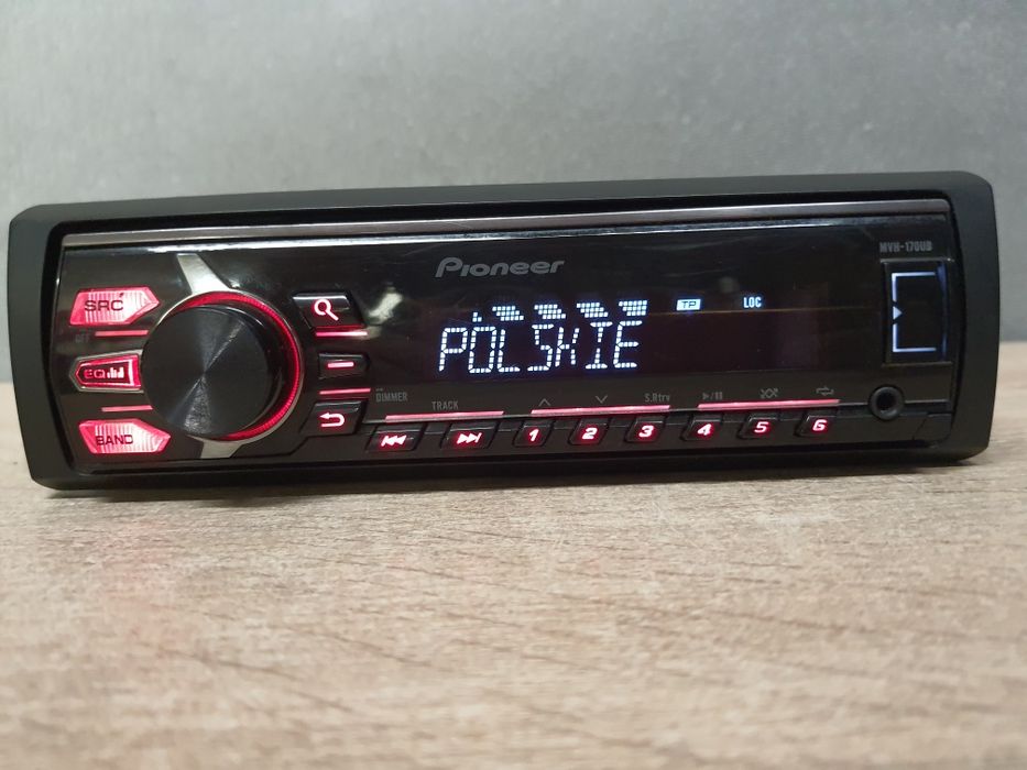 Radio Samochodowe Pioneer AUX, USB, MP3,  MVH-170UB RCA dla Wzmacniacz
