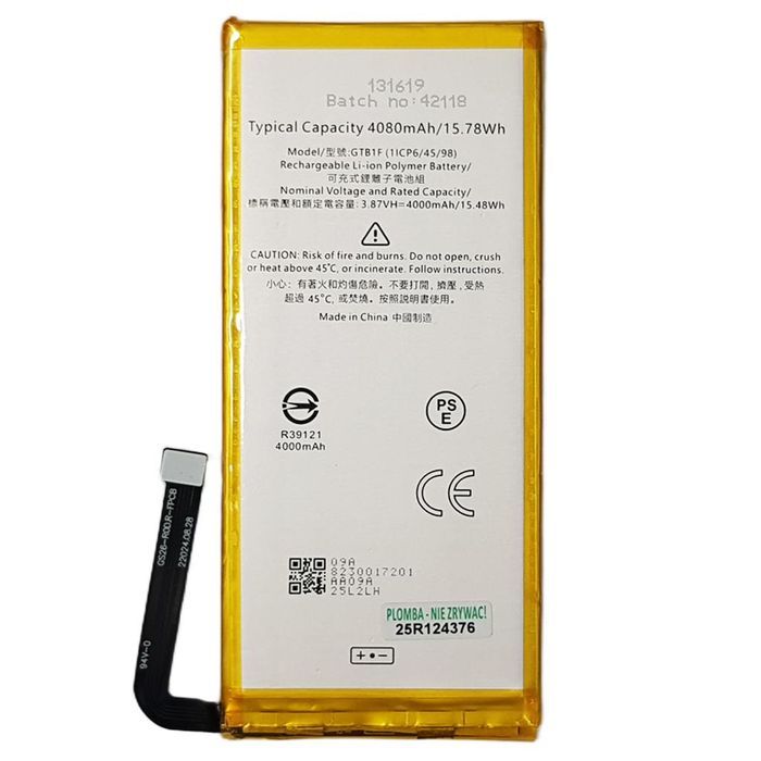 Bateria Do Google Gtb1F Pixel 5