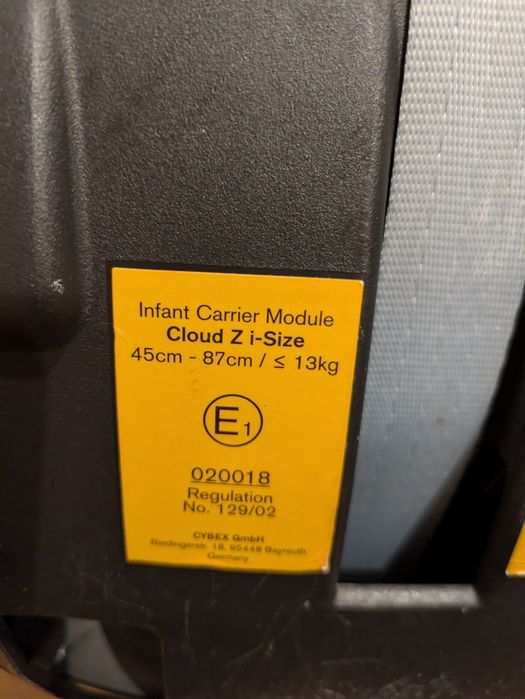 Ovo de bebé Cybex Cloud z + forra Aeromoov