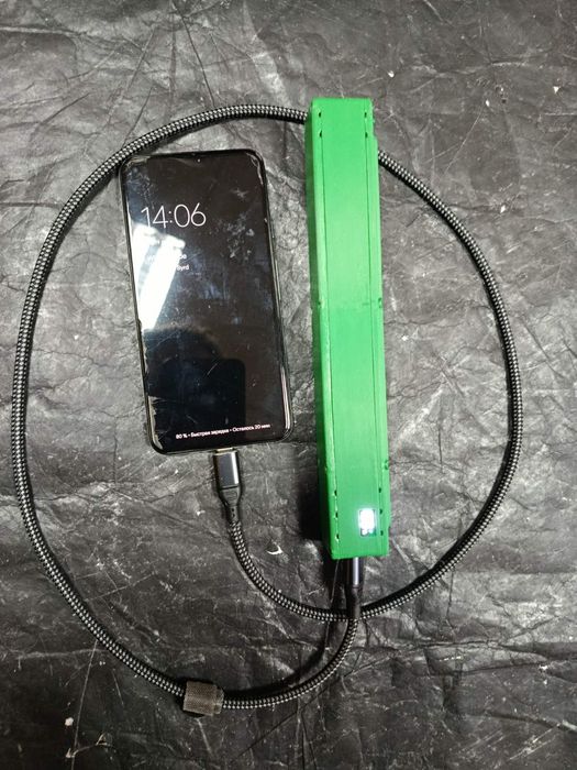 Фонарик на аккумуляторах 21700, до 35 часов работы