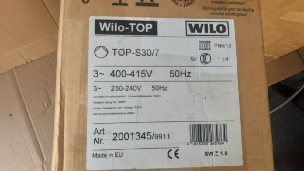 pompa wilo top-s 30/7 3~400v