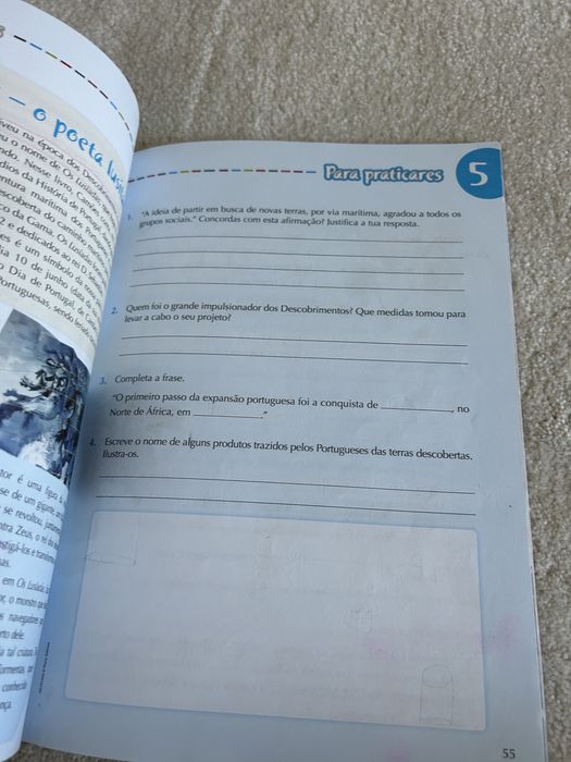 A historia no estudo do meio 4.ano