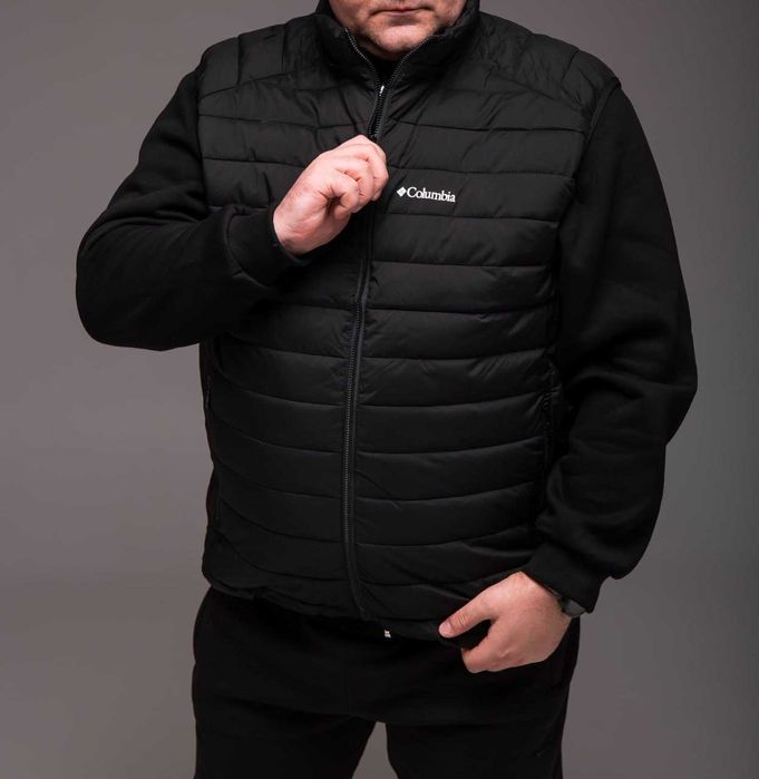 Жилетка больших размеров мужская Columbia до 0° осенняя весенняя батал