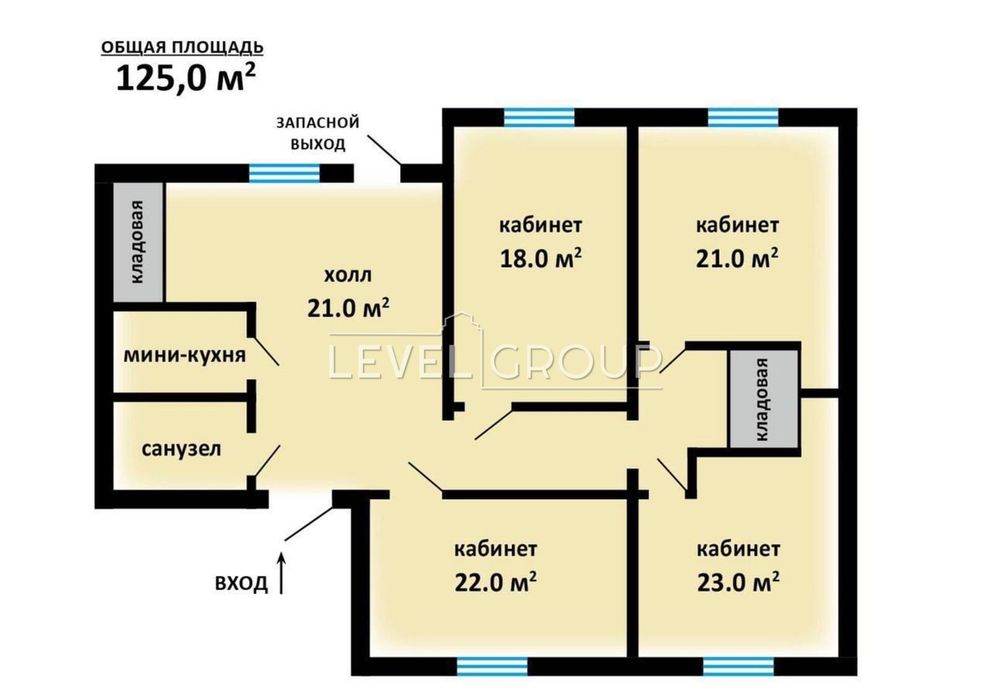 Оренда офісного приміщення 125 кв в центрі, під будь-який вид діяльності - View 3