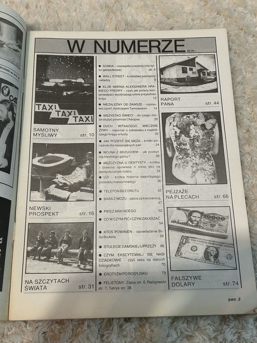 Czasopismo PAN luty–marzec 1990 nr 2/3 PRL erotyka