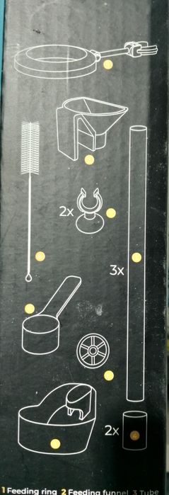 Alimentador multifuncional para aquario