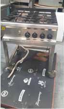 Fogão a gás profissional, em bom estado