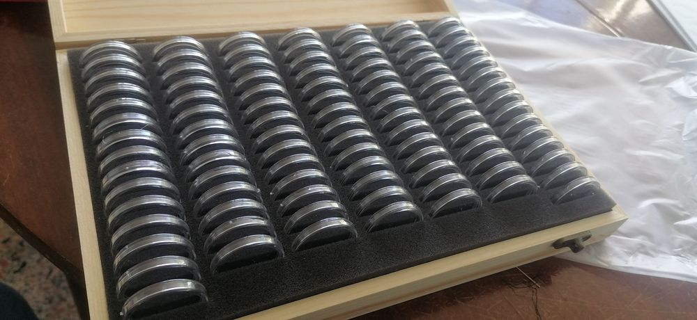 Caixa madeira para moedas