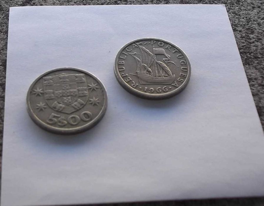 Moeda 5 Escudos, Cupro-Níquel de 196664730305398019122