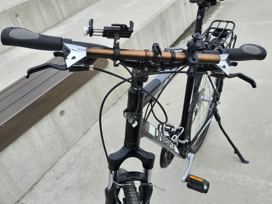 Unibike Flash 23". Rower Crossowy, serwisowany, bagaznik Ibera Ib-Ra4