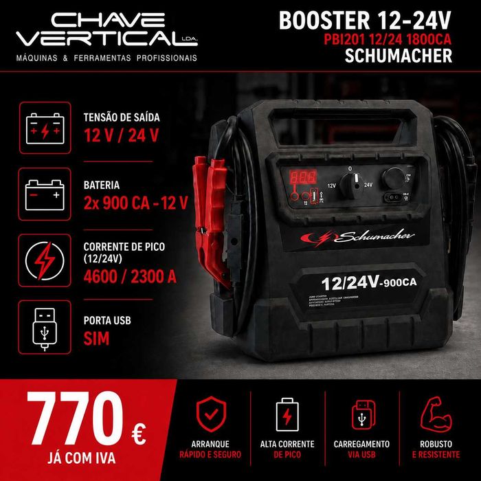 BOOSTER PBI201 12/24V SCHUMACHER LL29