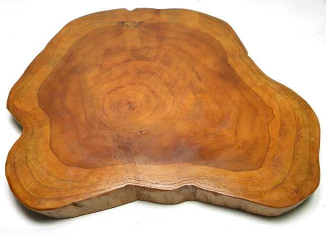 Deska Podkładka na Stół Lite Drewno TEAK Malowana / Impregnowana 40cm