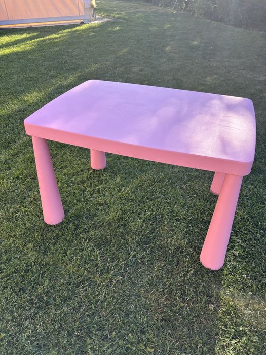 Stolik różowy IKEA dla dziecka